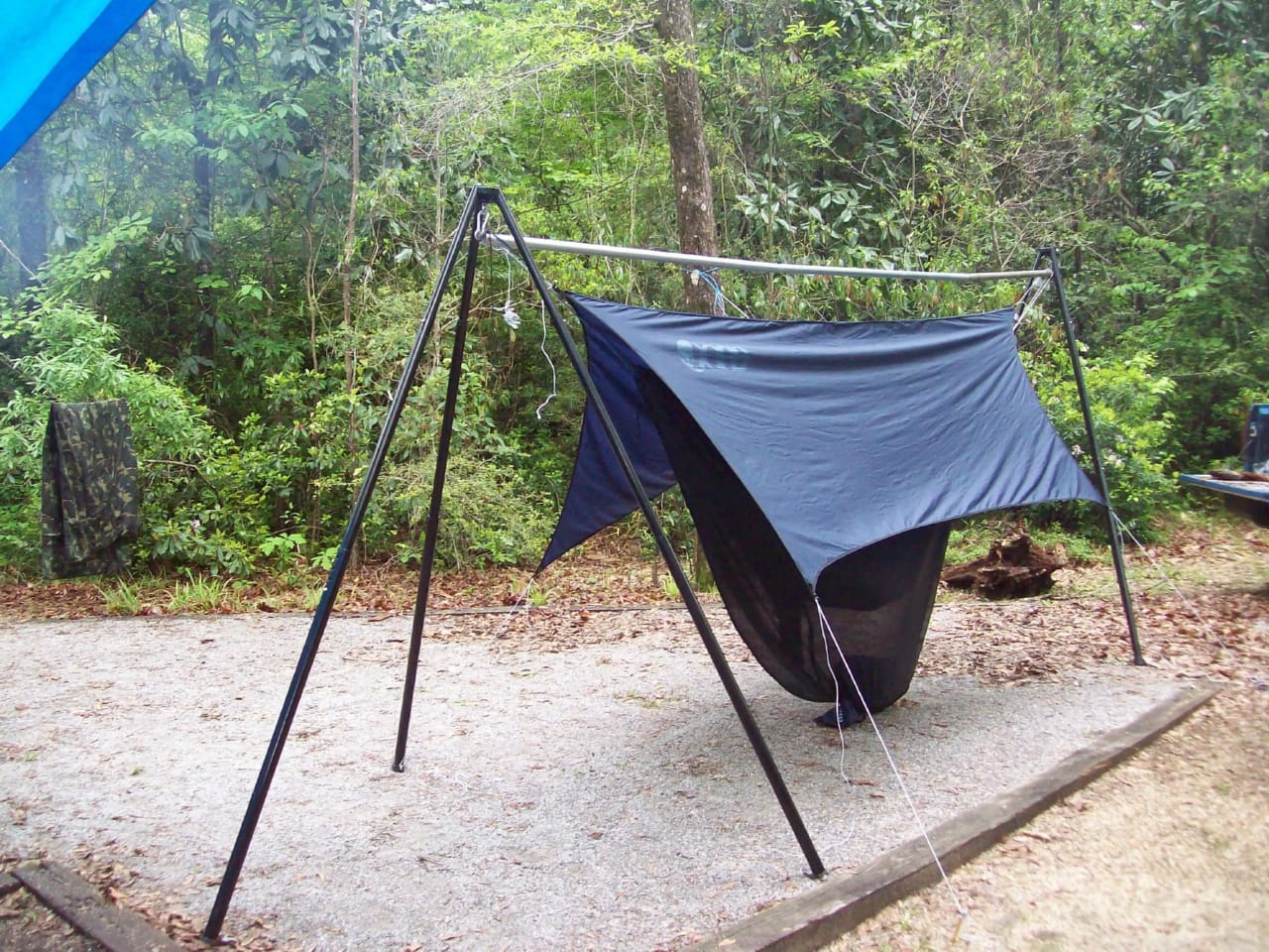 How to hang a hammock without trees